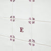 Alphabet E Delft Tile