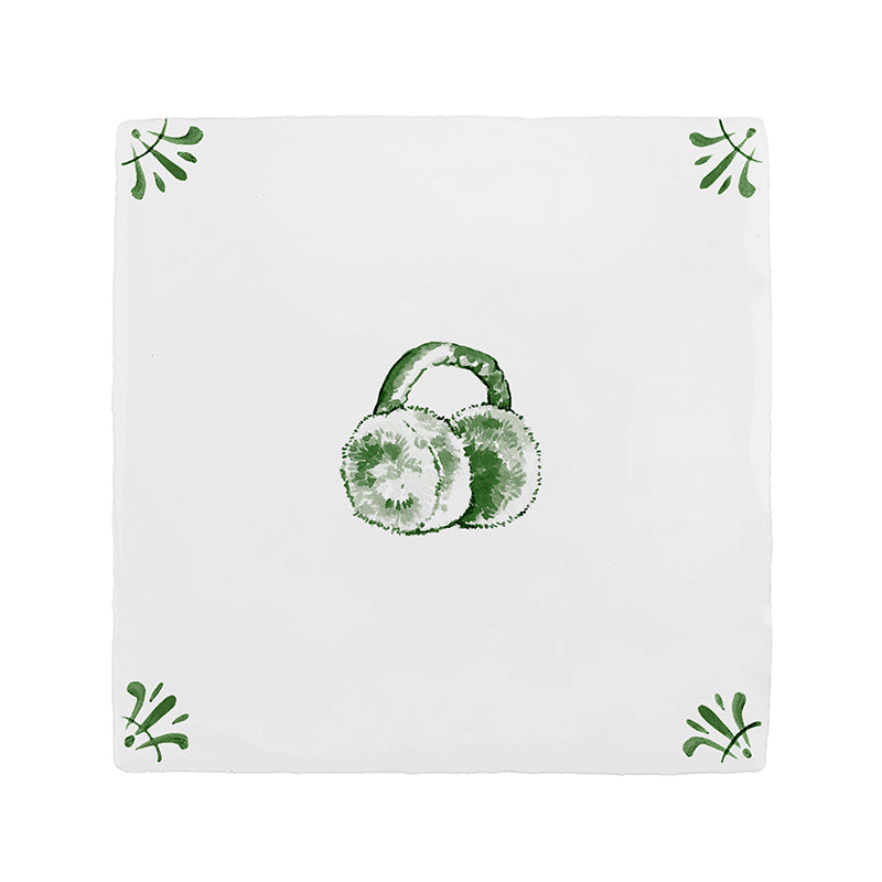 Ear Muff Delft Tile
