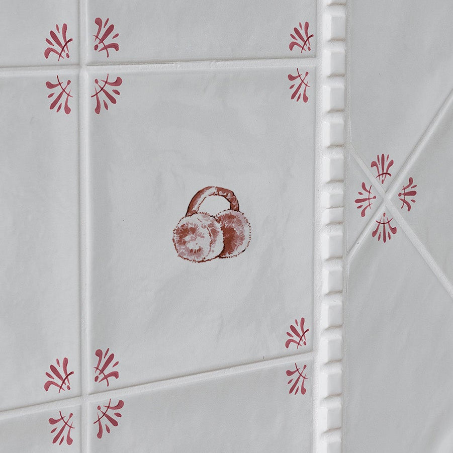 Ear Muff Delft Tile