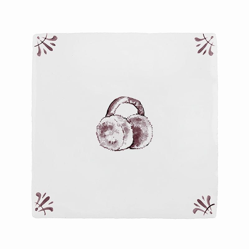 Ear Muff Delft Tile