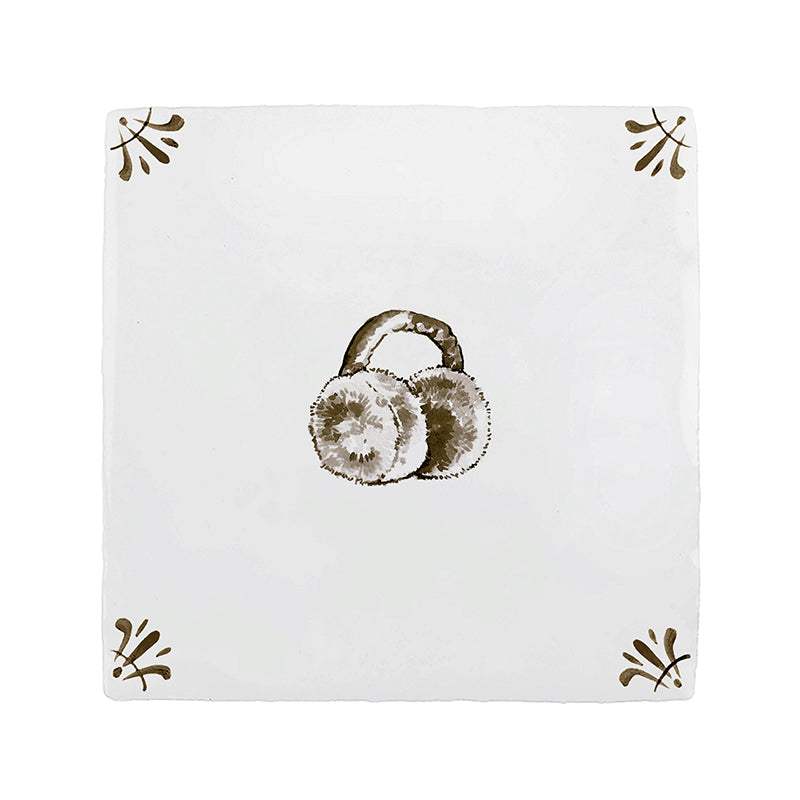 Ear Muff Delft Tile