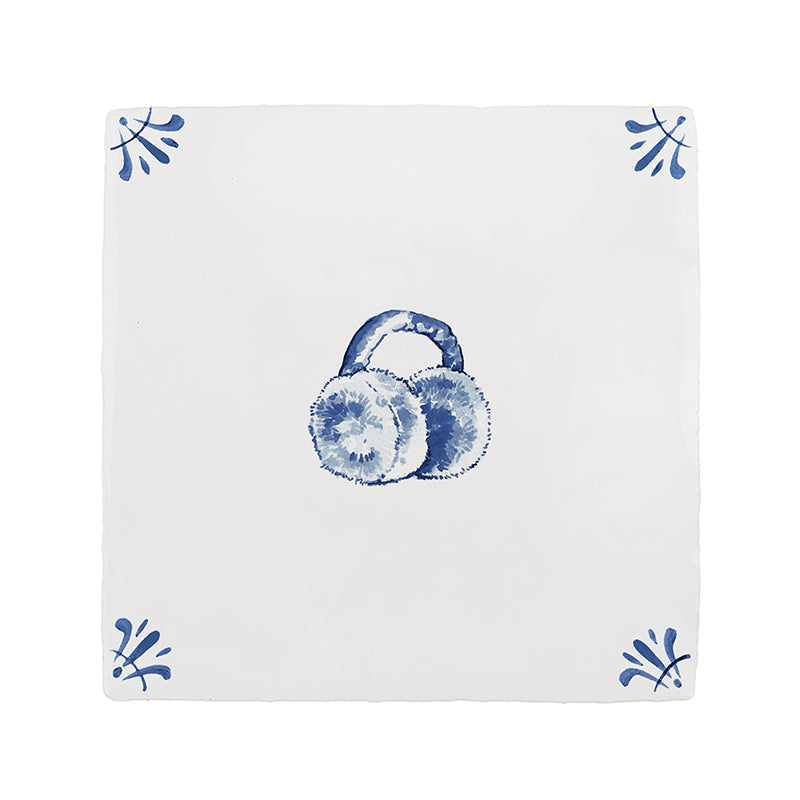 Ear Muff Delft Tile