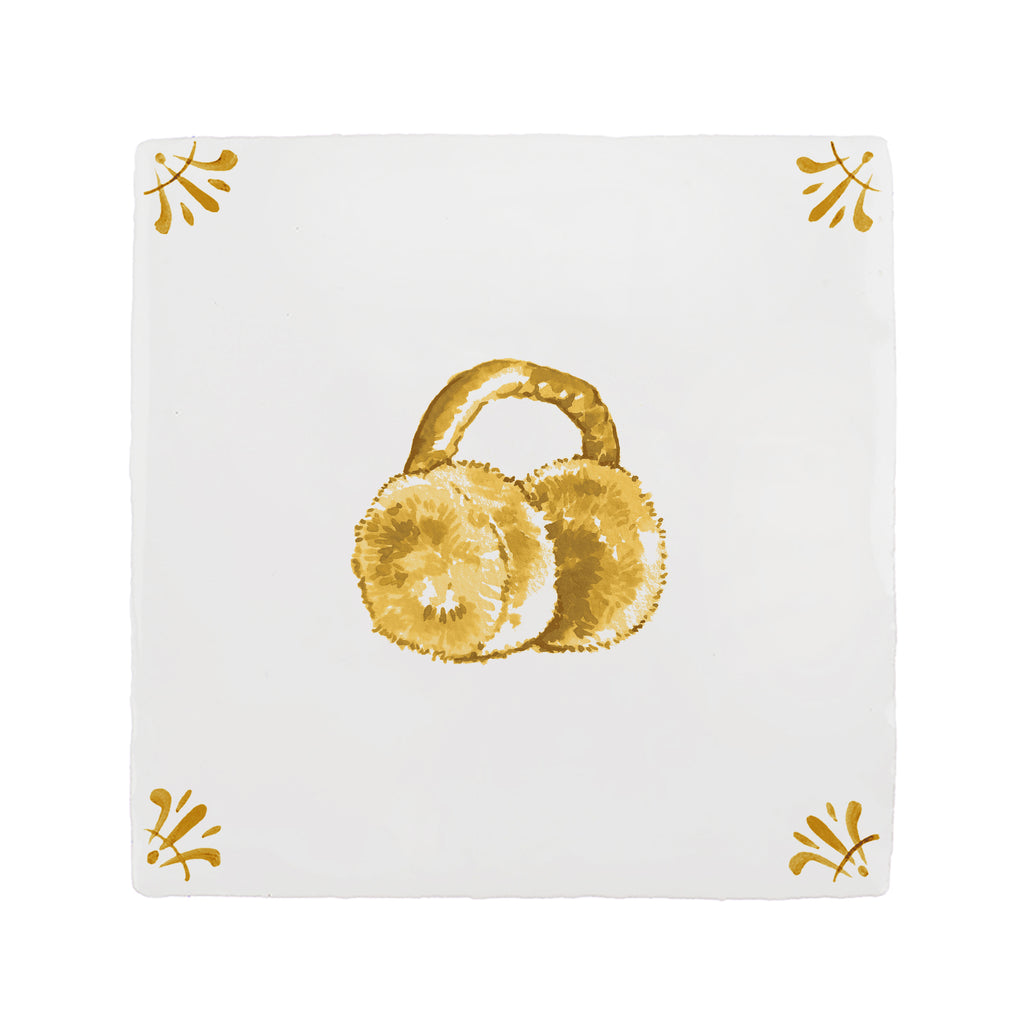 Ear Muff Delft Tile
