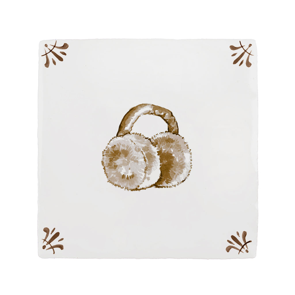Ear Muff Delft Tile