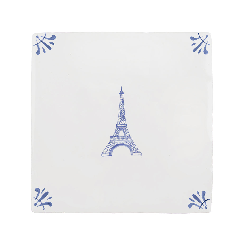 La Tour Eiffel Delft Tile