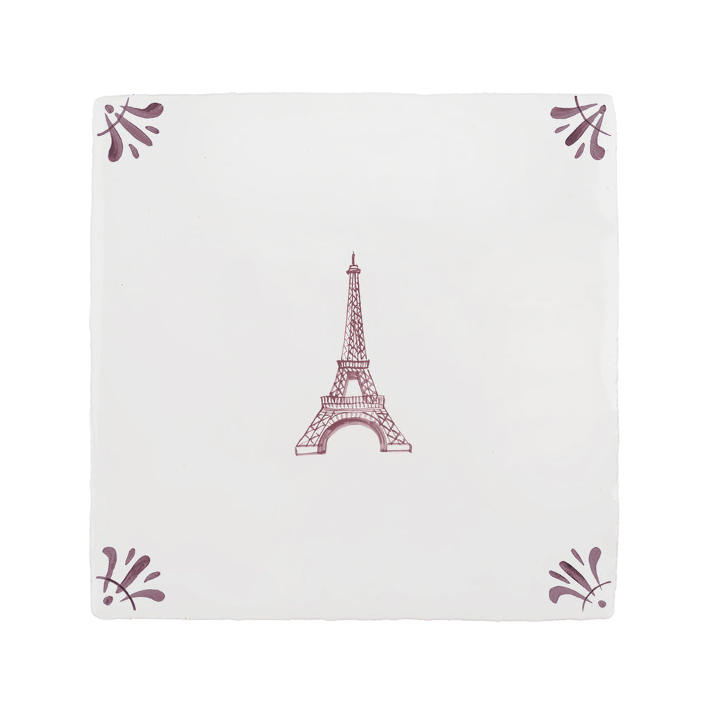 La Tour Eiffel Delft Tile
