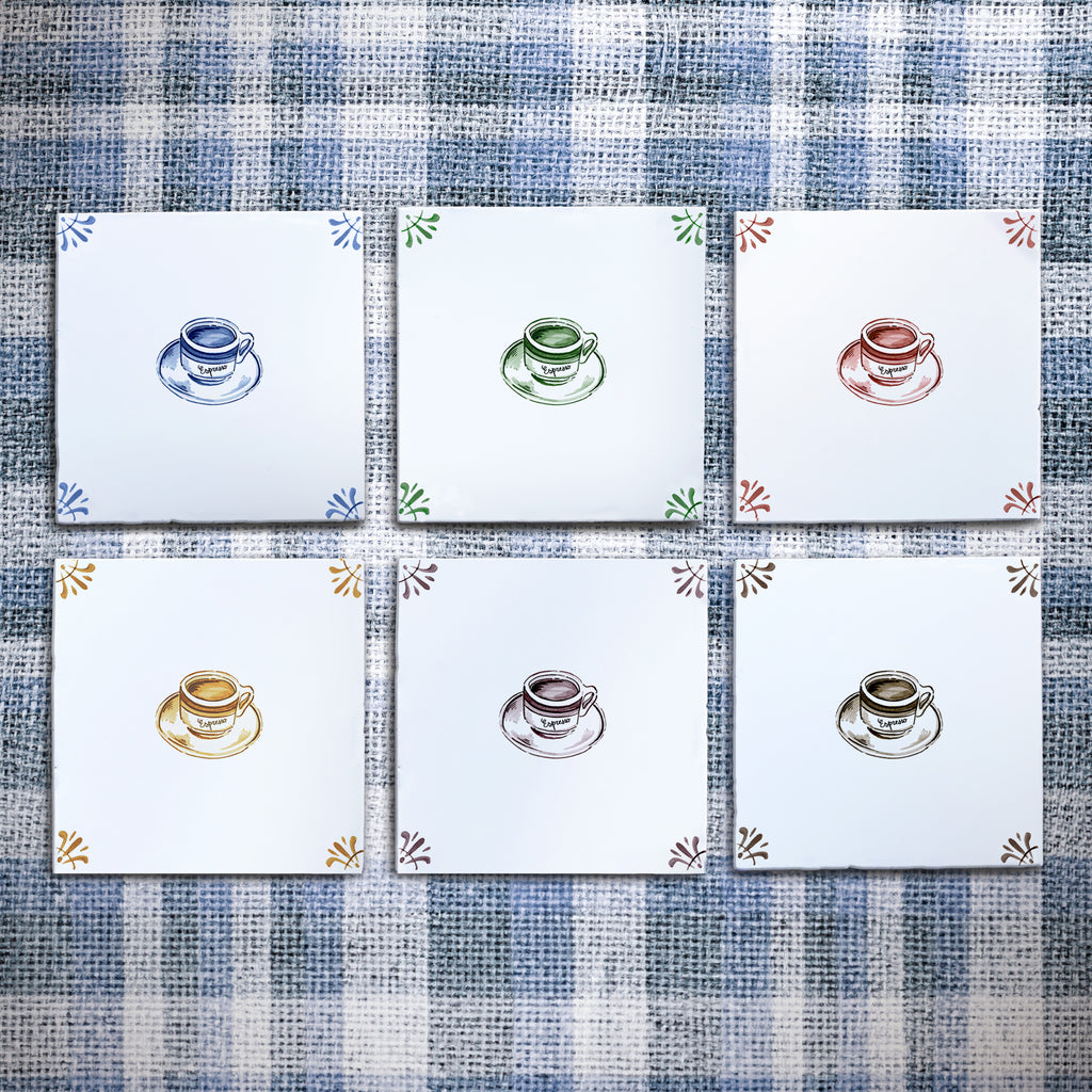 Espresso Delft Tile