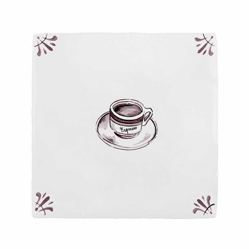 Espresso Delft Tile
