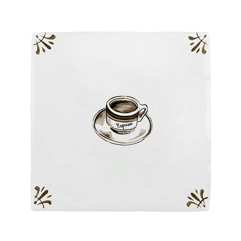 Espresso Delft Tile