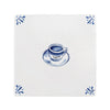 Espresso Delft Tile Sample, Blue