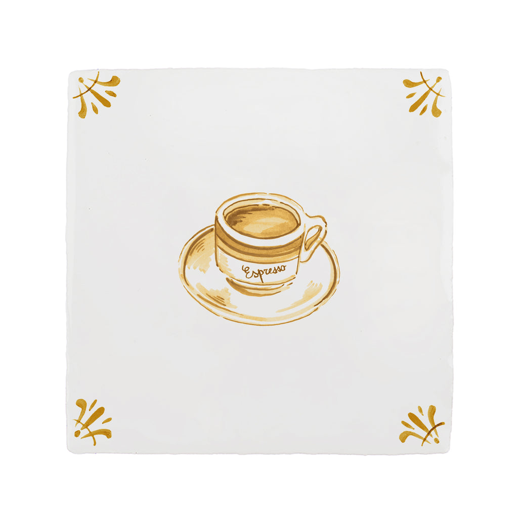 Espresso Delft Tile