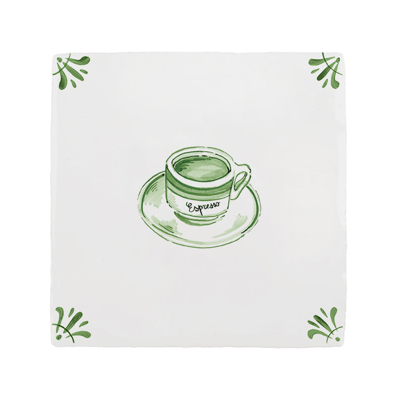 Espresso Delft Tile