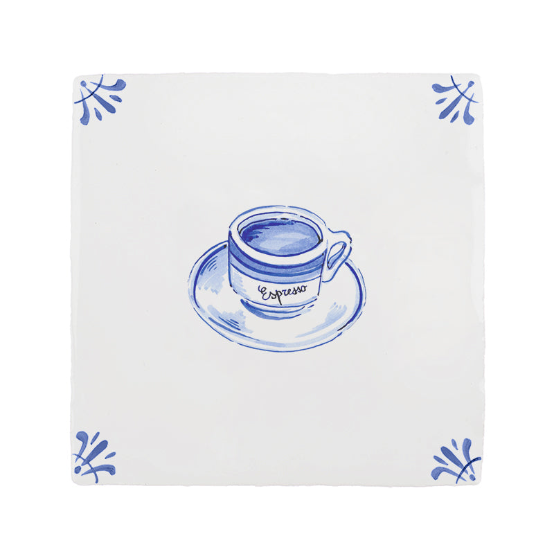 Espresso Delft Tile