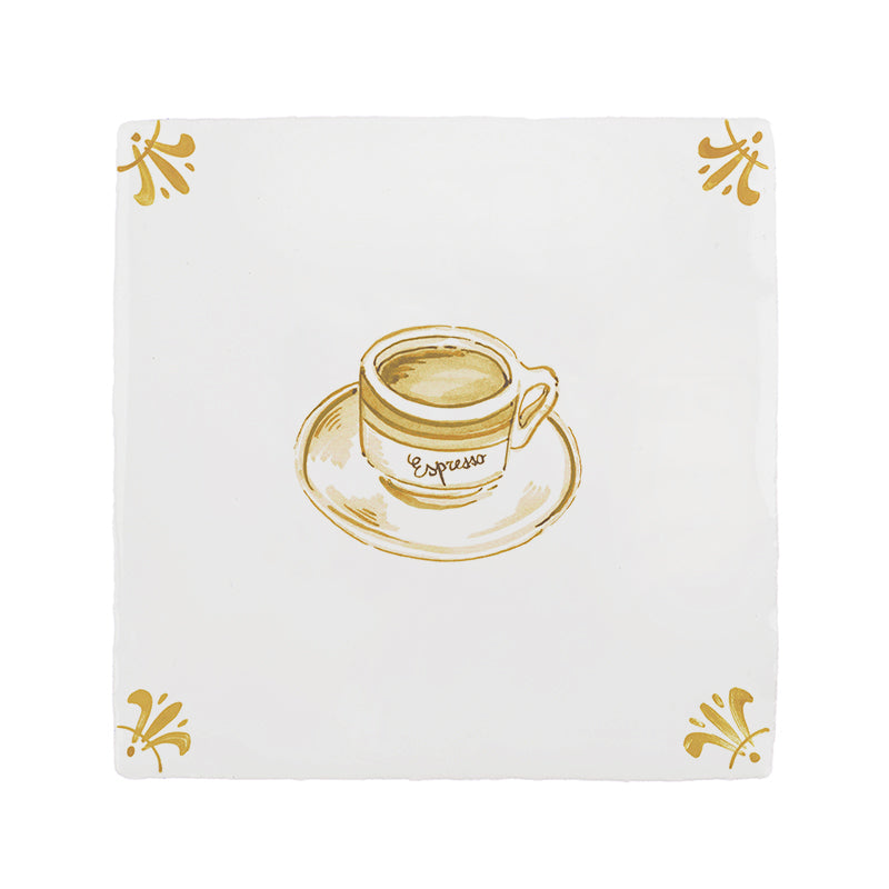 Espresso Delft Tile