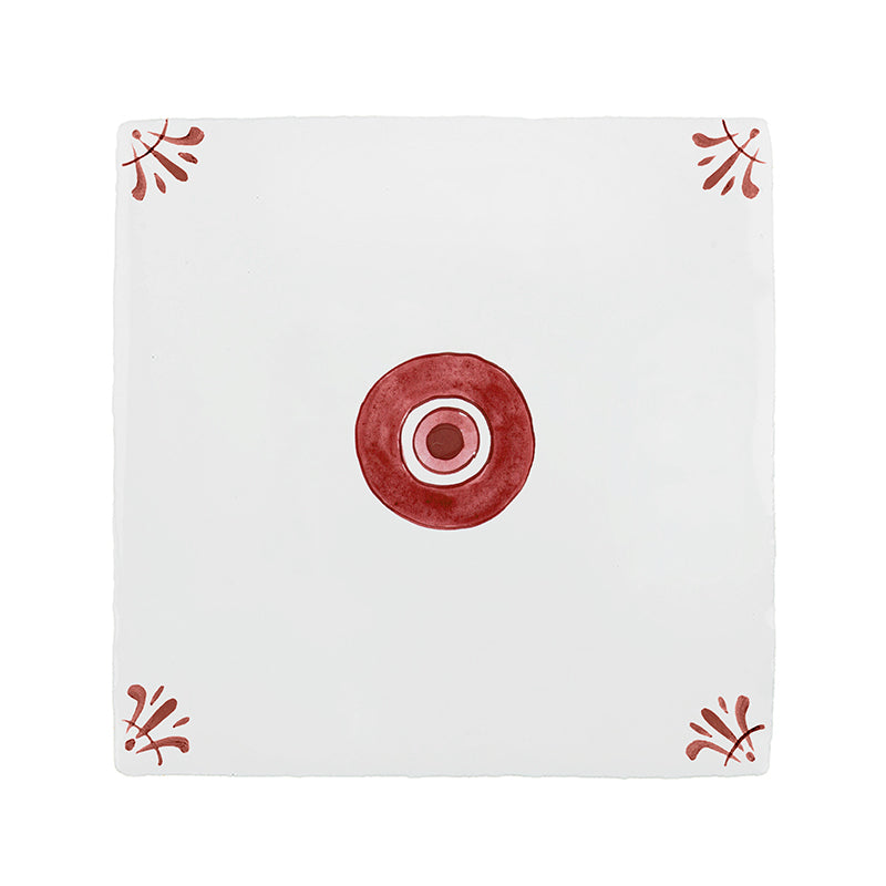 Evil Eye Delft Tile