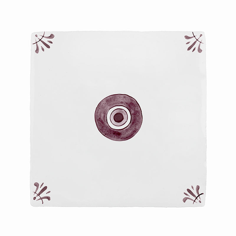 Evil Eye Delft Tile