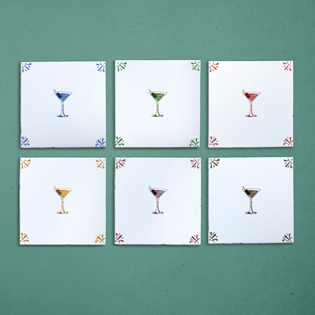 Extra Dirty Martini Delft Floor Tile