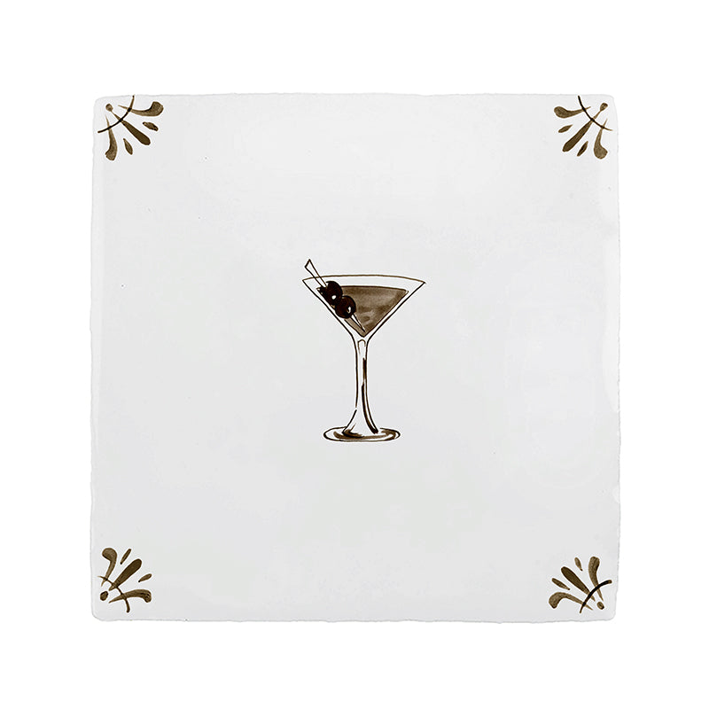 Extra Dirty Martini Delft Floor Tile
