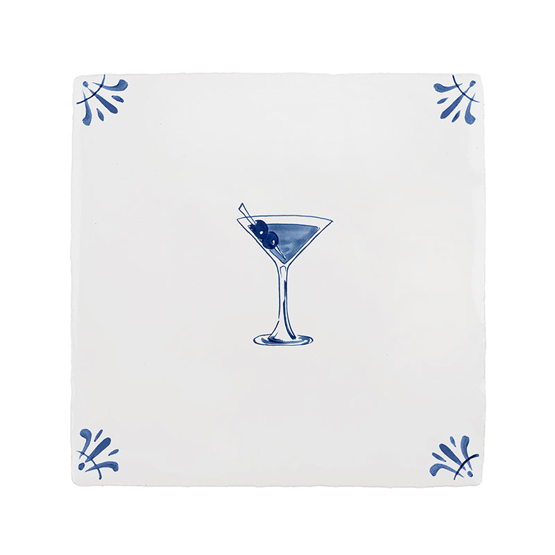 Extra Dirty Martini Delft Floor Tile