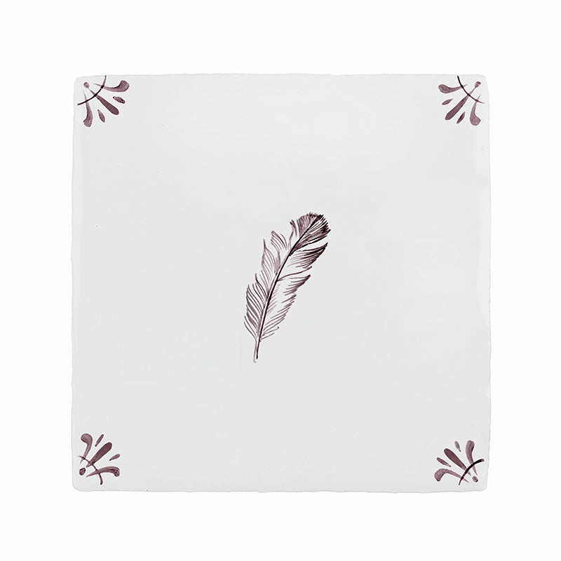 Feather Delft Tile