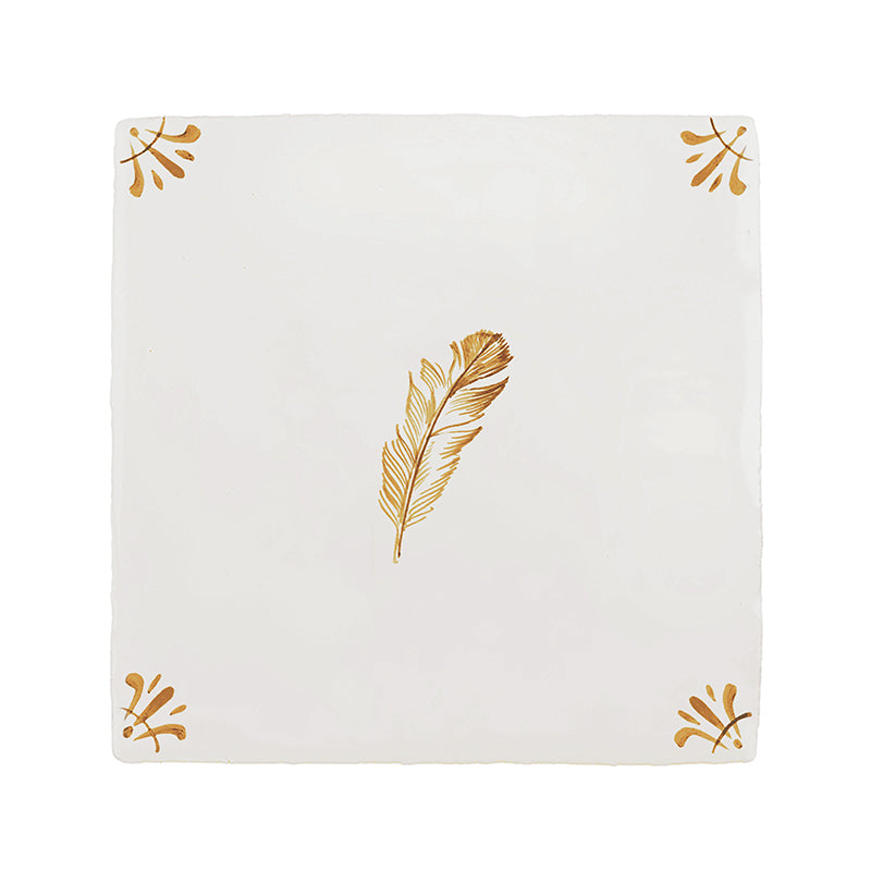Feather Delft Tile