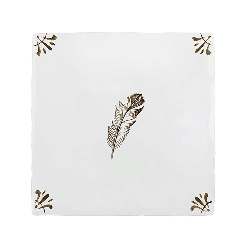 Feather Delft Tile