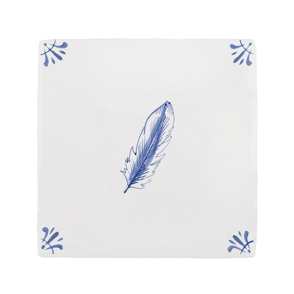 Feather Delft Tile