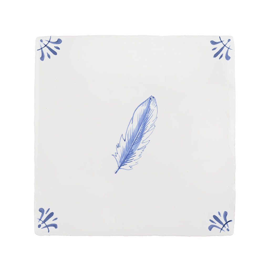 Feather Delft Tile