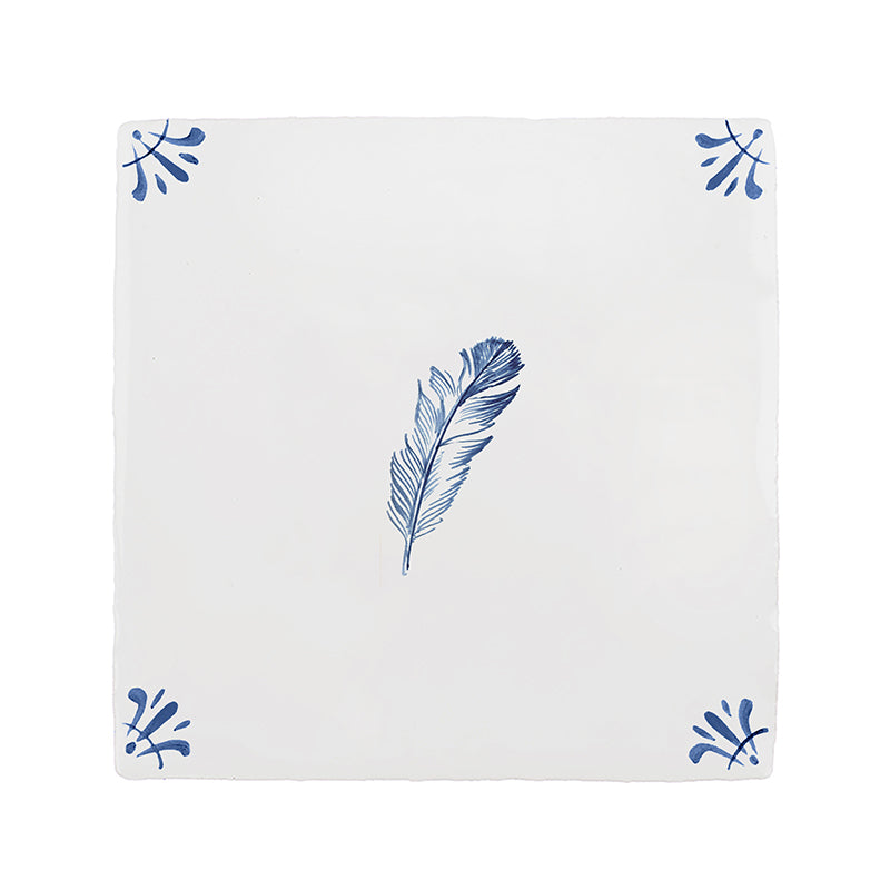 Feather Delft Tile