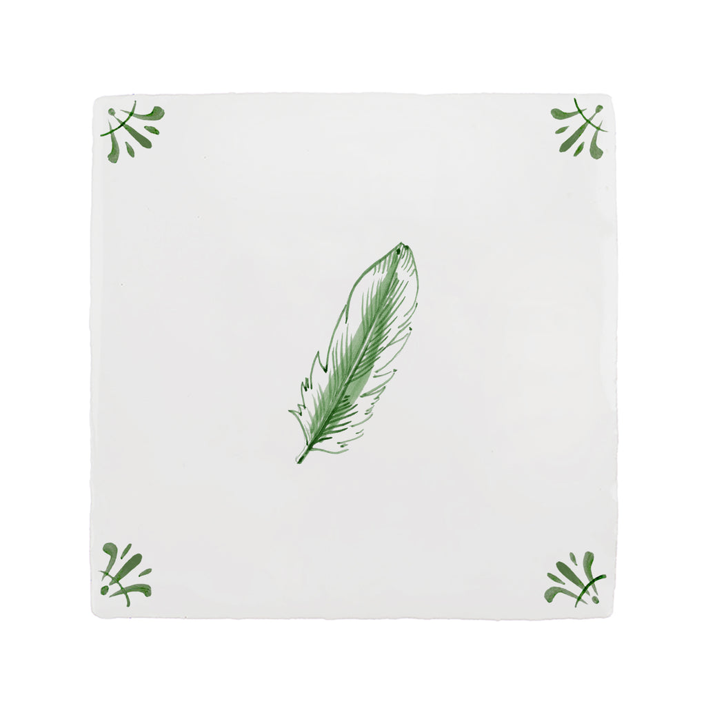 Feather Delft Tile