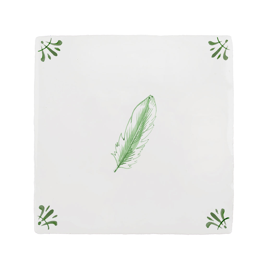 Feather Delft Tile