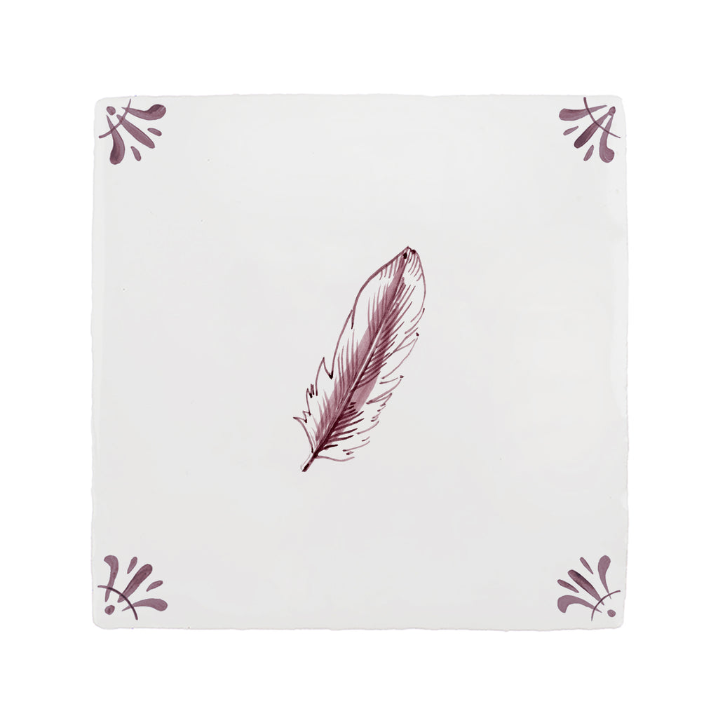Feather Delft Tile
