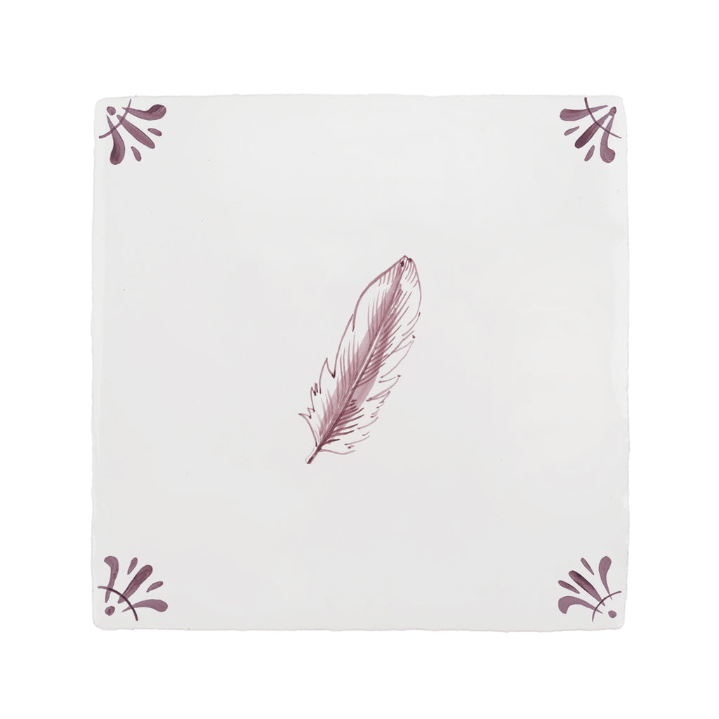 Feather Delft Tile