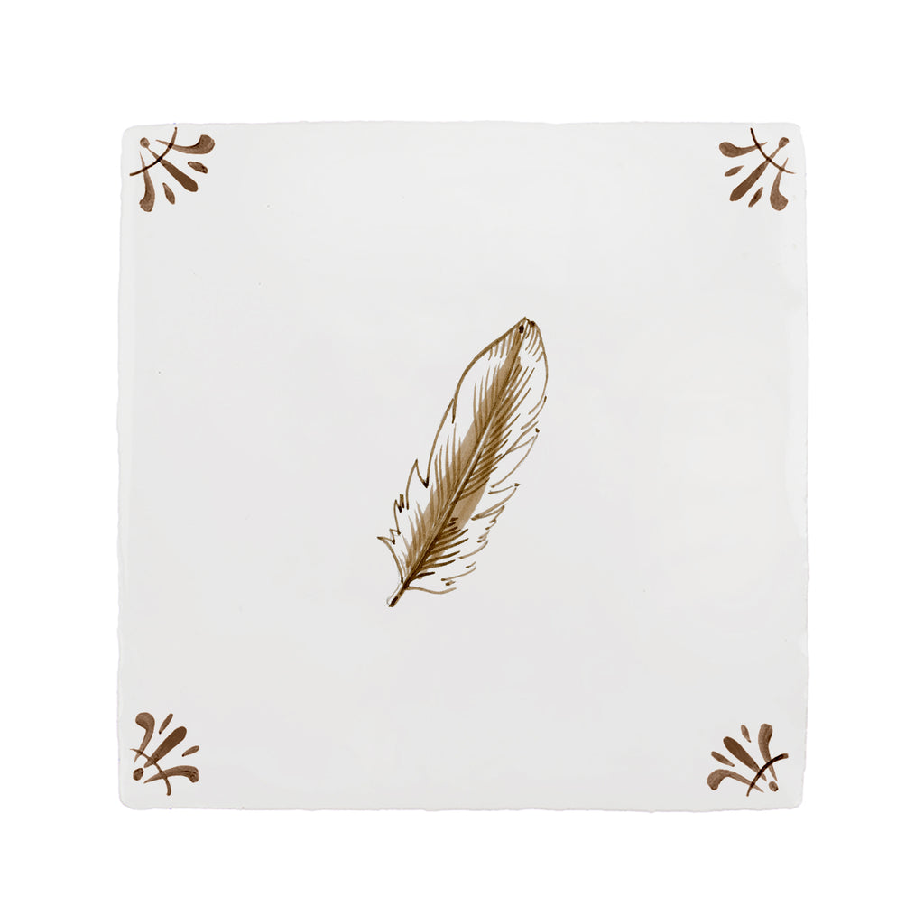 Feather Delft Tile