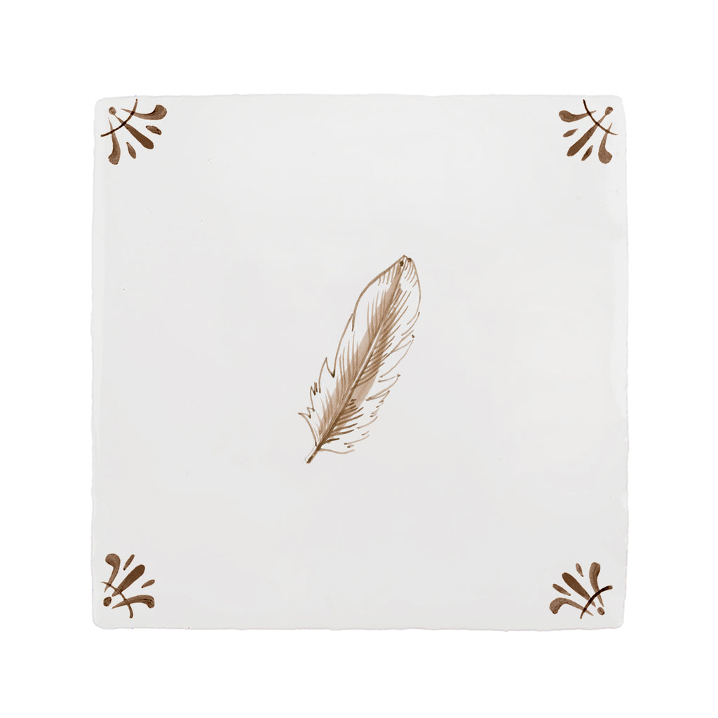 Feather Delft Tile