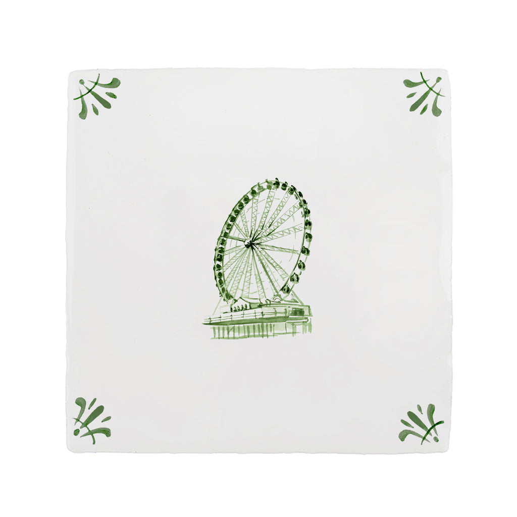 Brighton Ferris Wheel Delft Tile