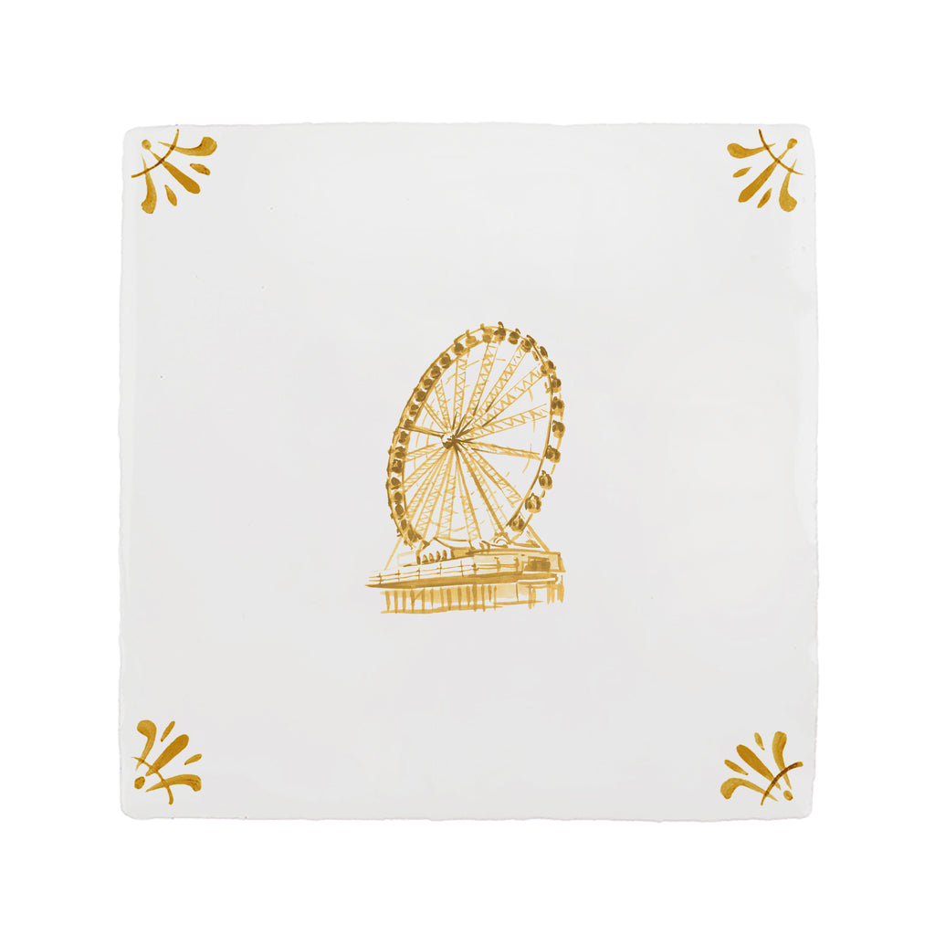 Brighton Ferris Wheel Delft Tile