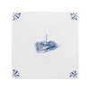 Fish and Chips Delft Tile
