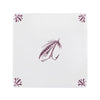 Fishing Flies Delft Tile