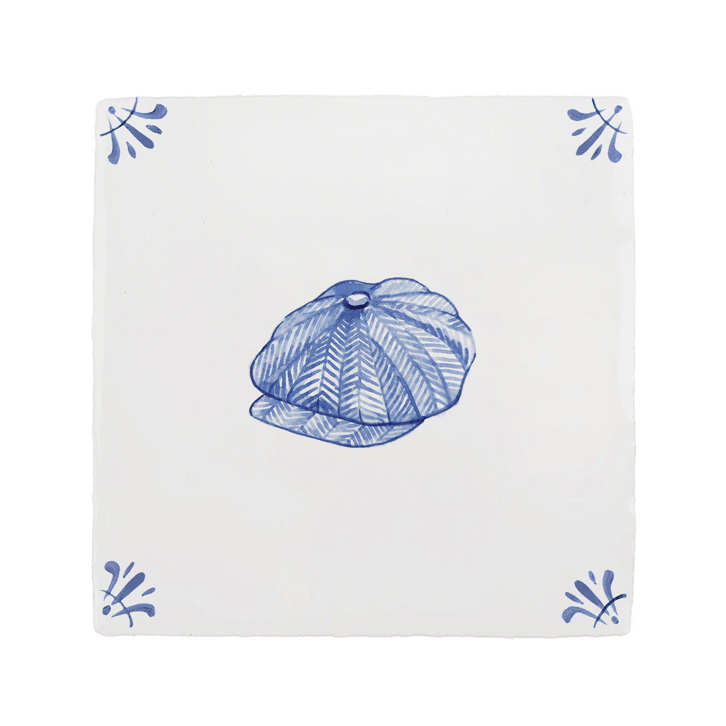 Flat Cap Delft Tile