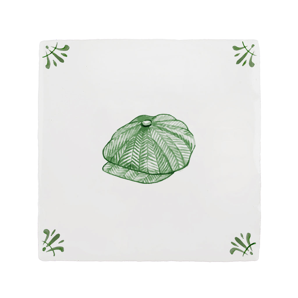 Flat Cap Delft Tile
