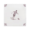 Footballer Delft Tile