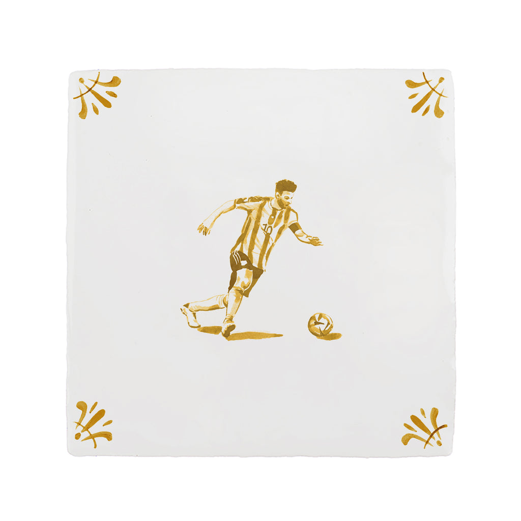 Footballer Delft Tile