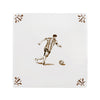 Footballer Delft Tile