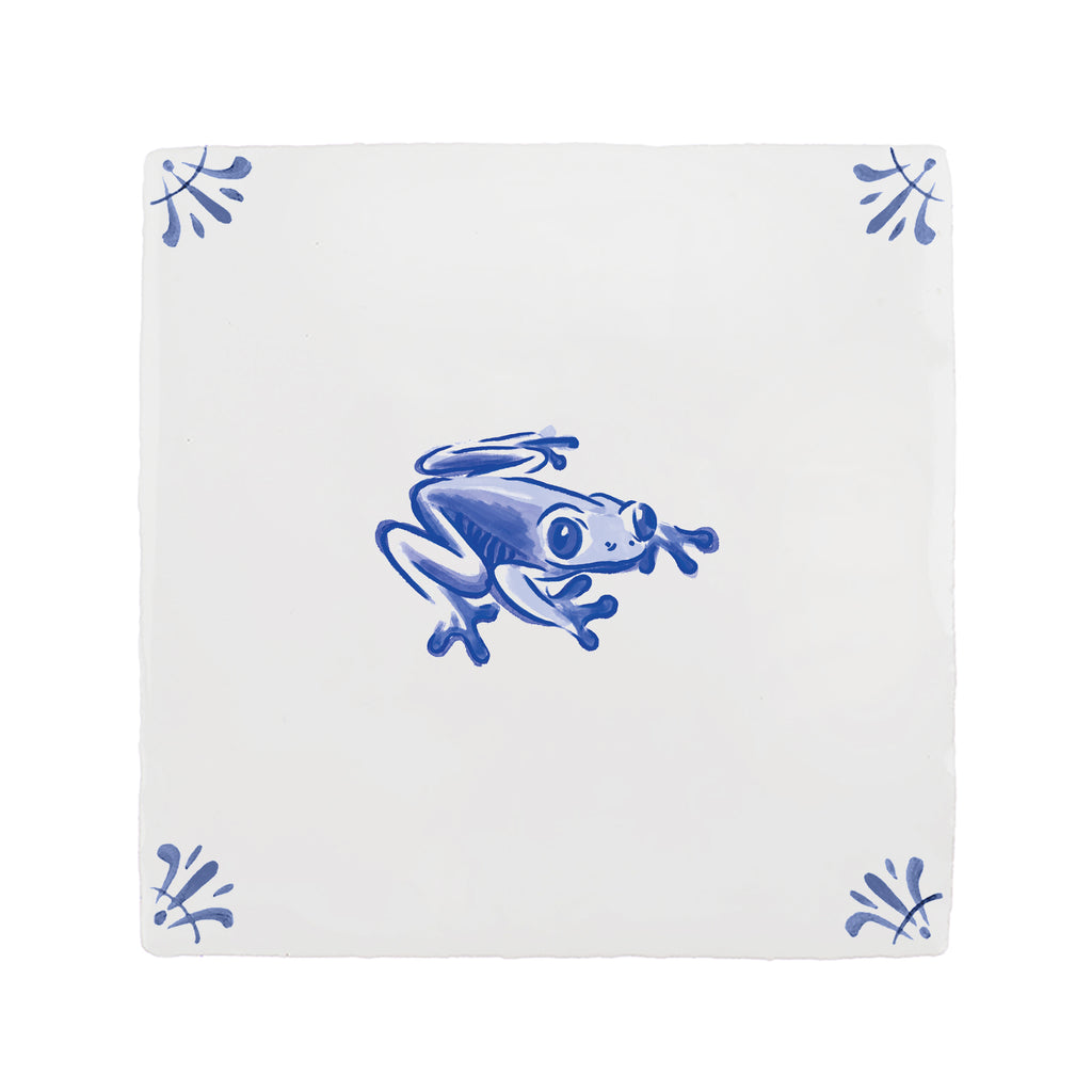 Frog Delft Tile