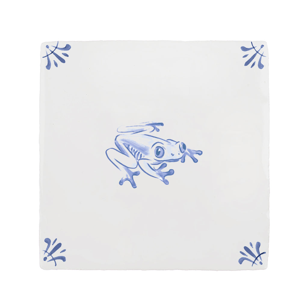 Frog Delft Tile