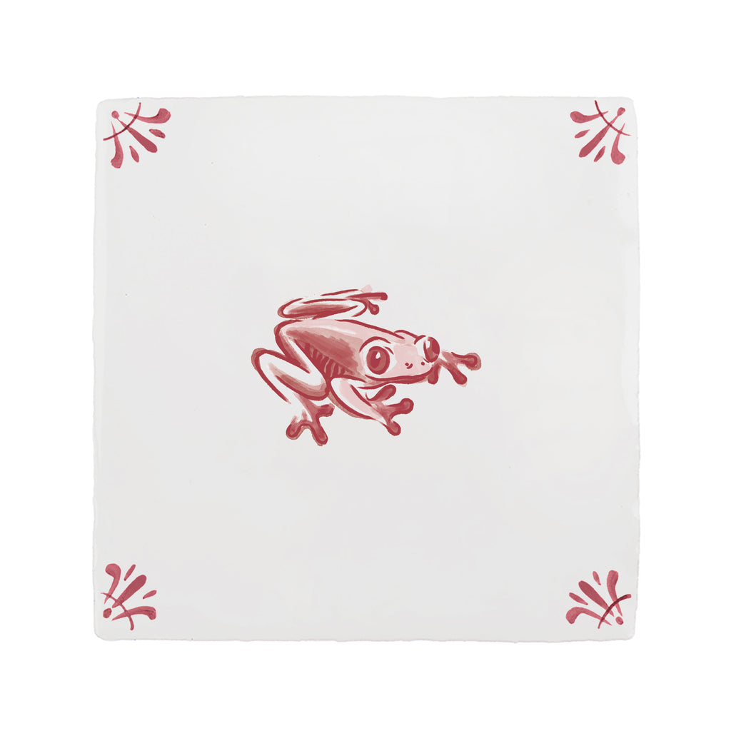 Frog Delft Tile