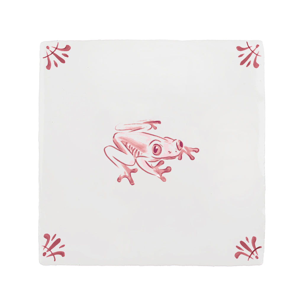 Frog Delft Tile