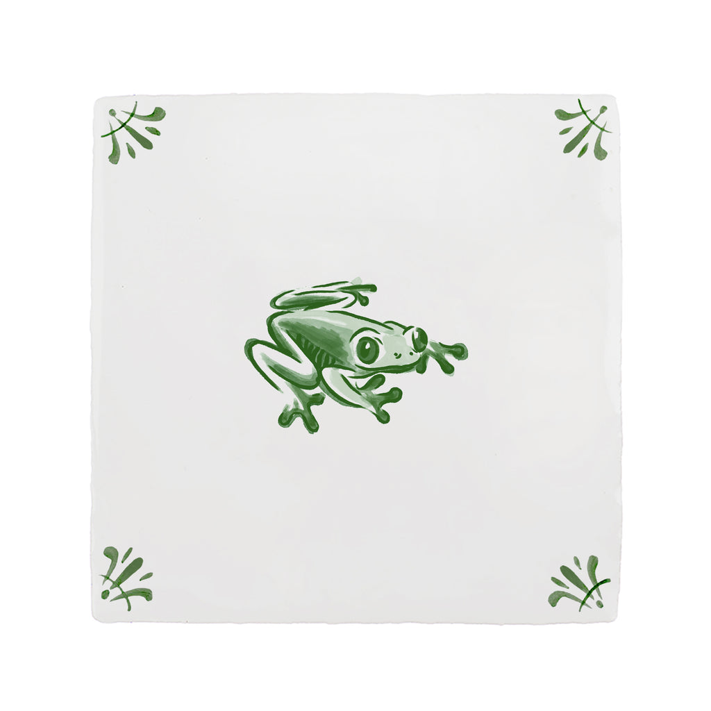 Frog Delft Tile