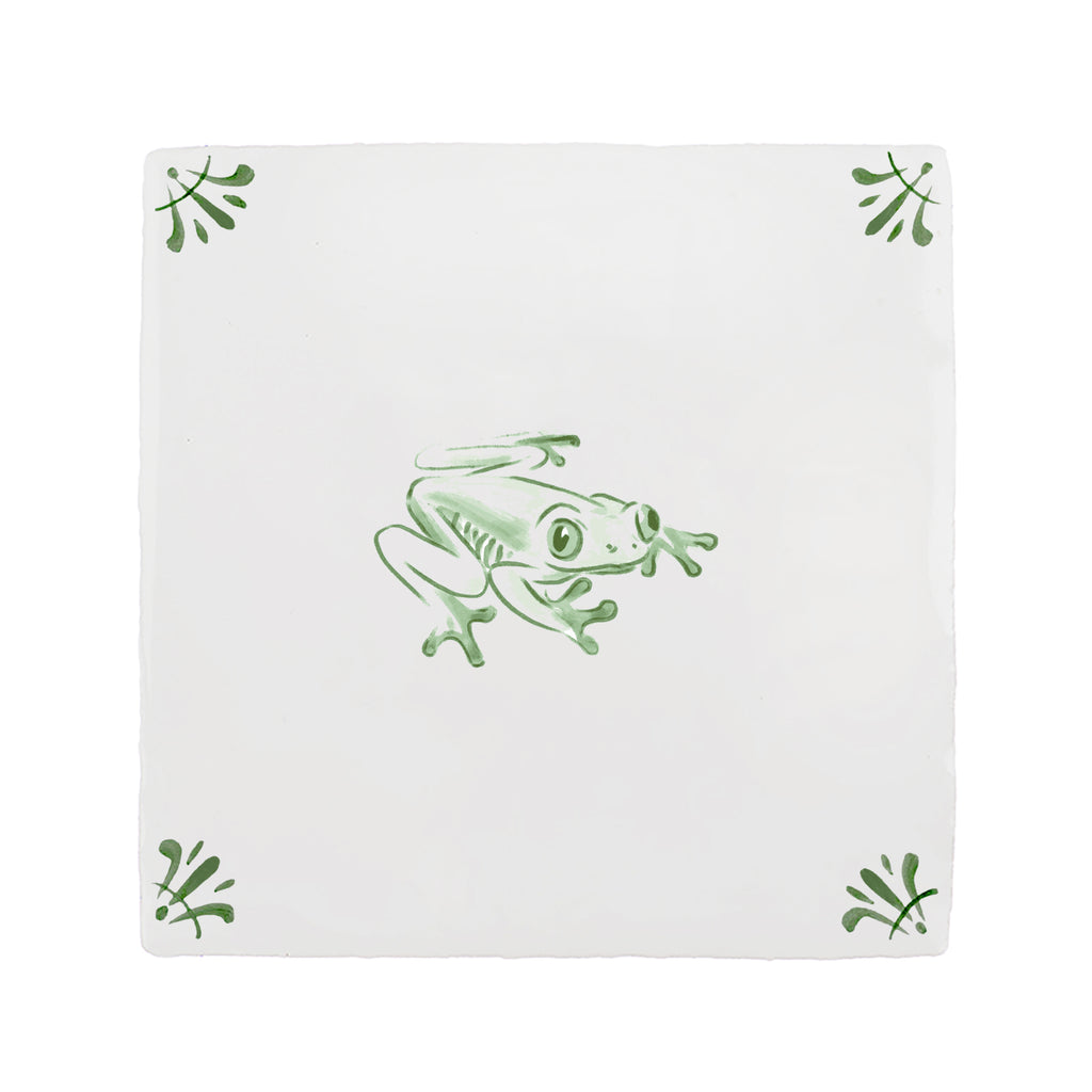 Frog Delft Tile
